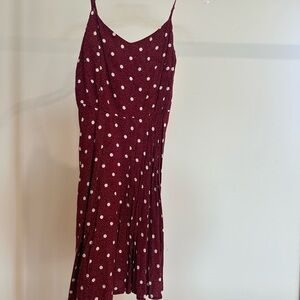 Polka Dot Spaghetti Strap Dress